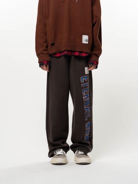Maison MIHARAYASUHIRO Folded College Logo Sweat Pants
