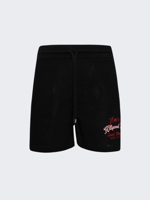 AMIRI Hollywood Auto Mesh Short Black