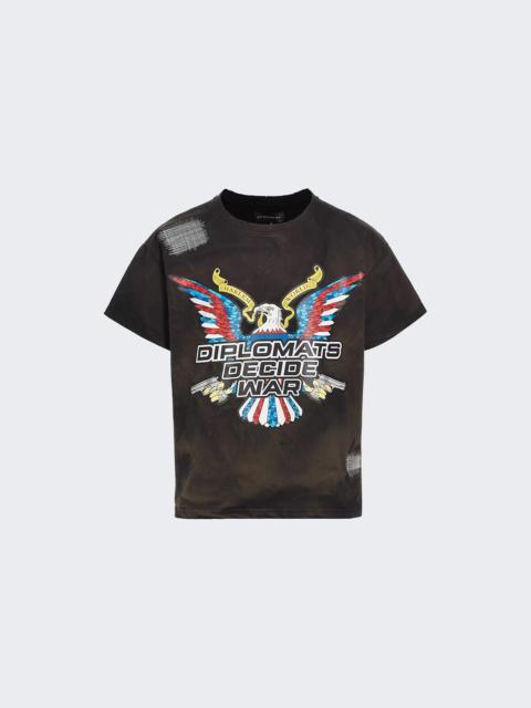 WHO DECIDES WAR Diplomats Short Sleeve Tee Vintage Black