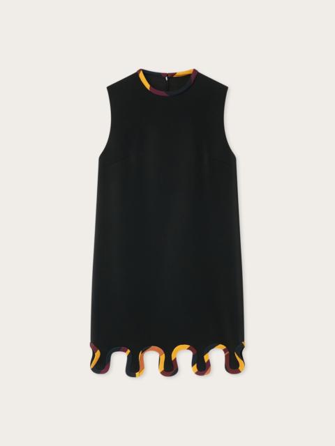 PUCCI CADY DRESS WITH PRINTED DETAILS