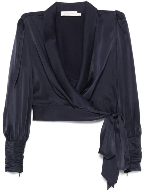 Zimmermann silk wrap top