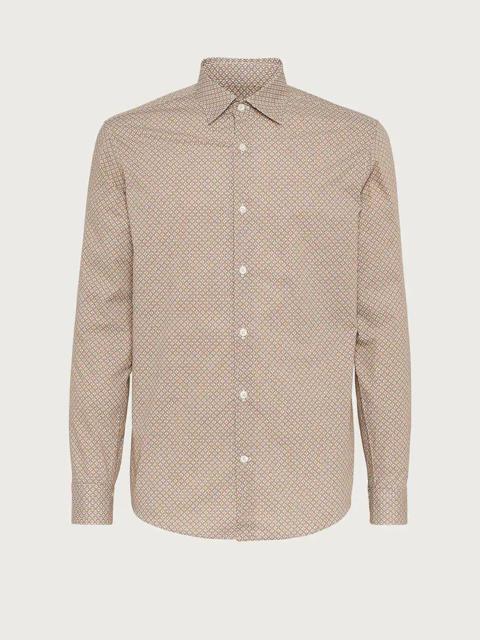 FERRAGAMO SHIRT WITH FOLIAGE PRINT