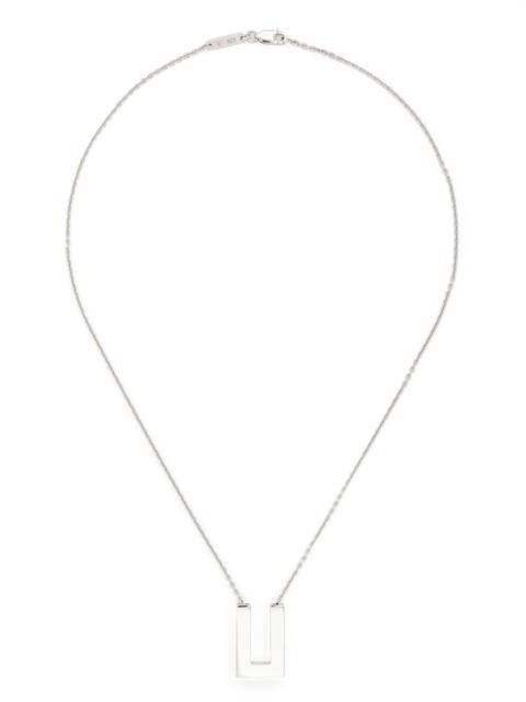 TOM WOOD Square Pendant Necklace
