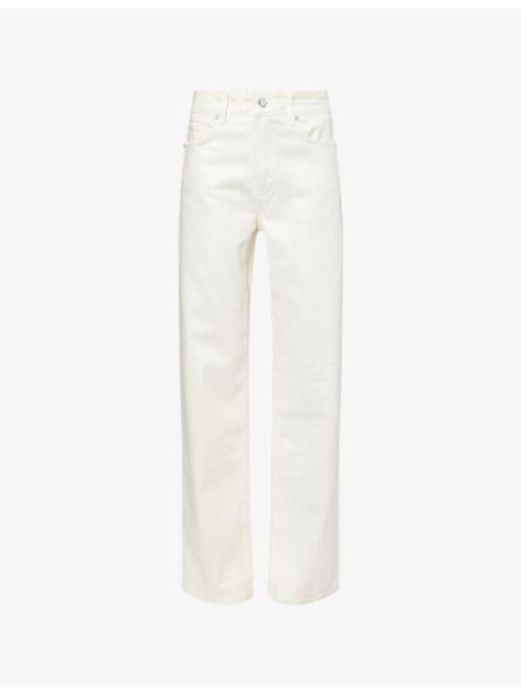 PAIGE Aniv Sasha Straight-Leg Denim Jeans
