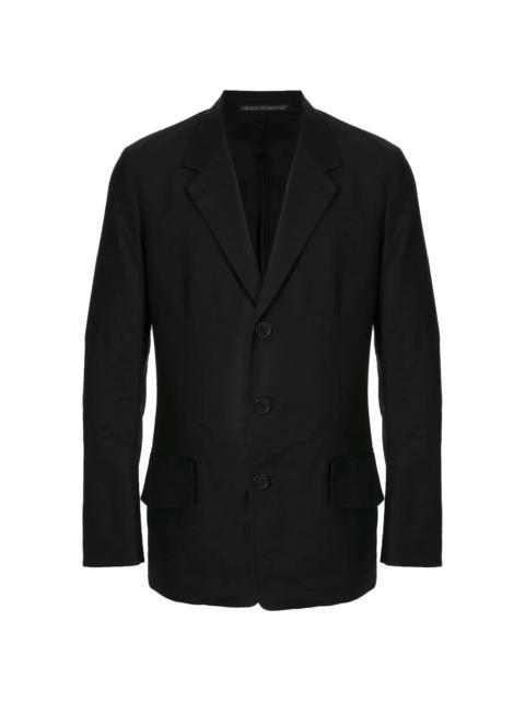 Yohji Yamamoto single-breasted blazer