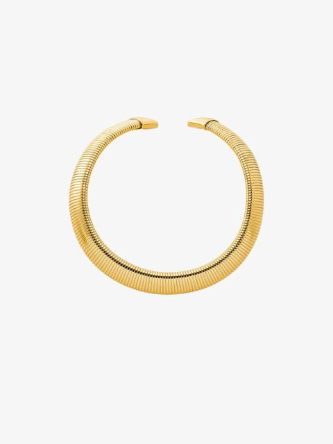 MICHAEL KORS Precious Metal-Plated Brass Collar Necklace