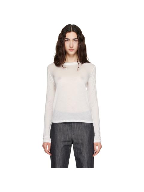 BASERANGE White Long Sleeve T-shirt