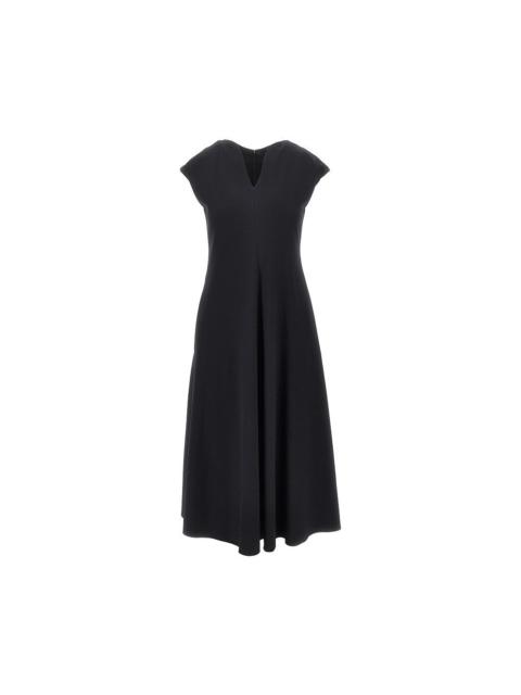 EMPORIO ARMANI MILANO STITCH JERSEY MIDI DRESS