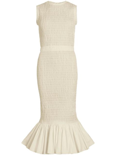 PATOU Smocked Dress