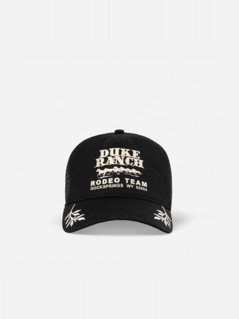 DUKE + DEXTER Duke Ranch Black Trucker Cap