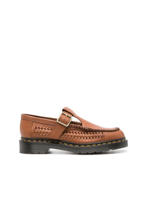 Dr. Martens interwoven-detail leather loafers