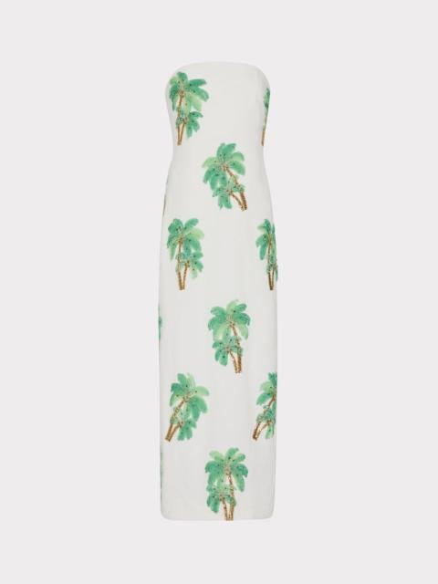 MILLY Clara Embroidered Maxi Dress