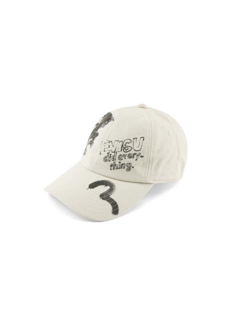EVISU Hand-drawn style Brand Motif Cap