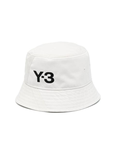 Y-3 logo-print bucket hat
