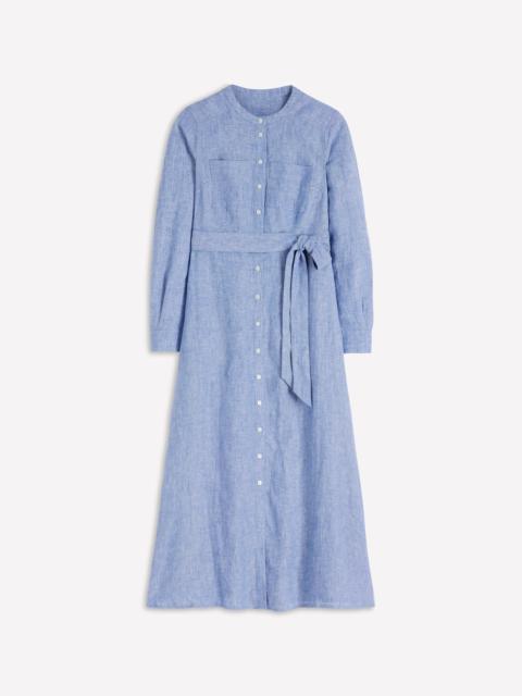 BODEN Mollie Linen Shirt Dress-Chambray