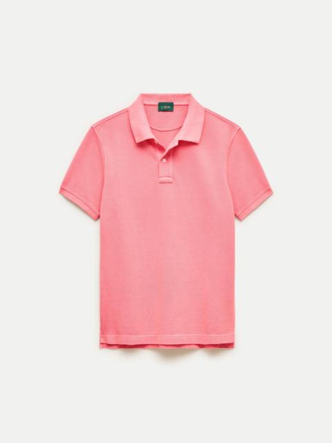 J.CREW Washed piqué polo shirt