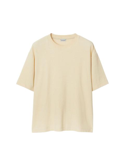 round-neck cotton T-shirt