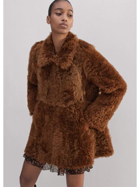 ME+EM Luxe Shearling Swing Coat