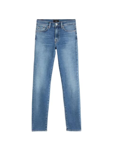 7 For All Mankind Roxanne logo-patch jeans