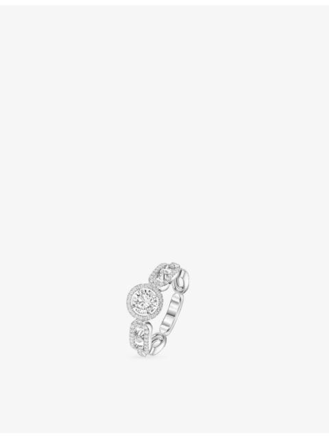 MESSIKA Move Link 18ct rose-gold and 0.30ct brilliant-cut diamond ring