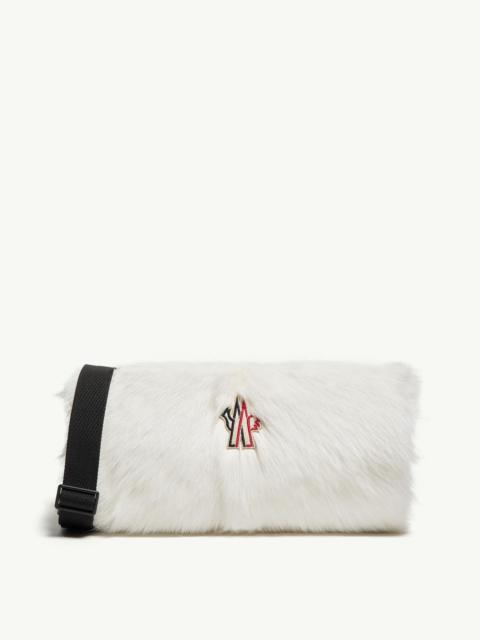 Moncler Grenoble Shearling Handwarmer & Pouch
