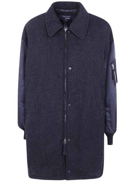 Comme des Garçons Homme Coat Bomber Wool Sleeves