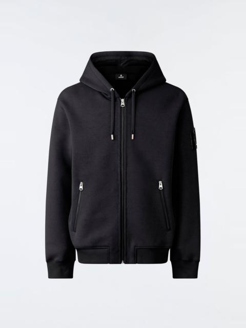 KRYS Zip-up with velvet embroidery