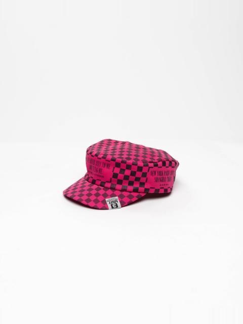 Maison MIHARAYASUHIRO Check Printed Work Cap