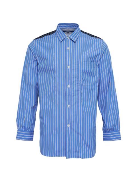 Junya Watanabe MAN check stripe shirt