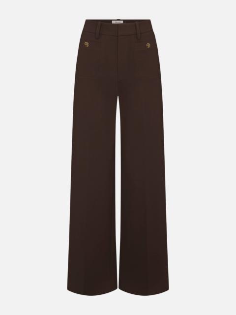 FRAME The Pixie Slim Palazzo Trouser Modernist Pocket