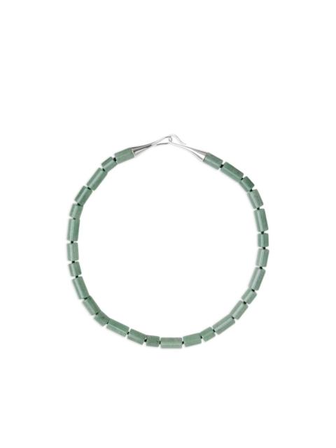 LIÉ STUDIO The Sadie aventurine beaded necklace