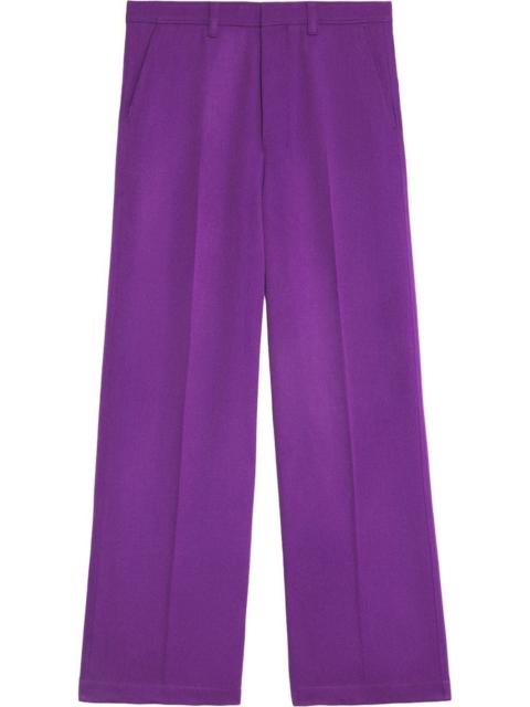 AMI Paris wide-leg tailored trousers