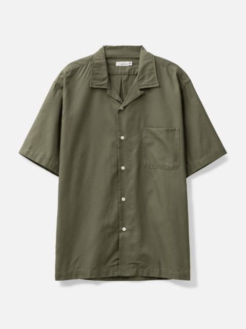 OPEN COLLAR PANAMA SHORT SLEEVE SHIRT