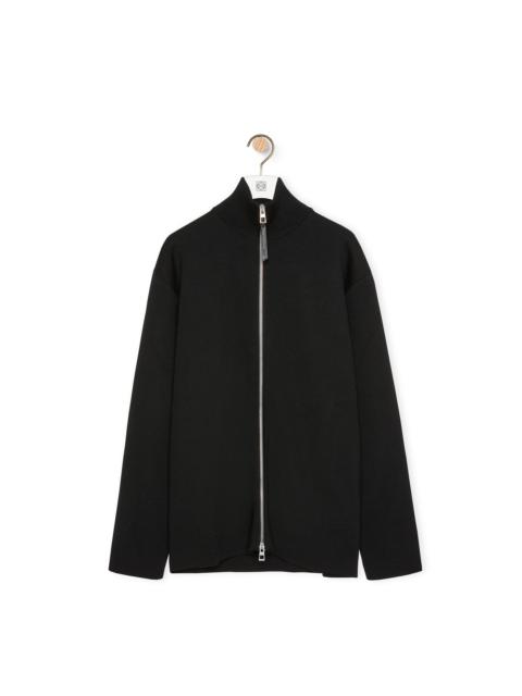 Loewe Anagram zip-up cardigan in wool