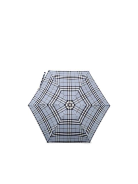 Burberry check folding umbrella