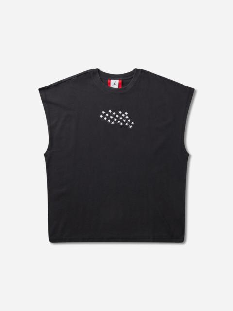 Jordan Men's In1House Stars Cut Off T-Shirt Black