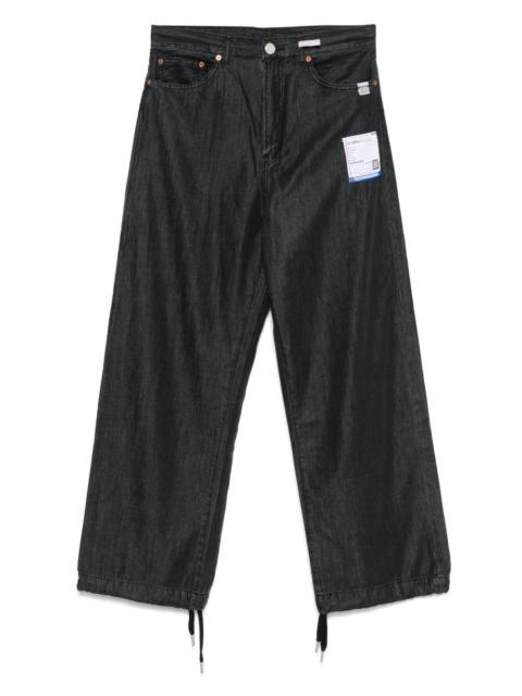 Maison MIHARAYASUHIRO drawstring-hem jeans