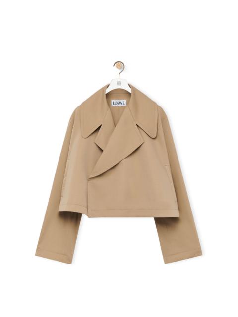 Loewe Trapeze jacket in cotton and silk