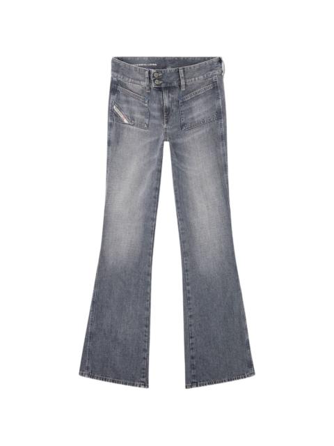 Diesel D-Hush 09n83 double-button bootcut jeans