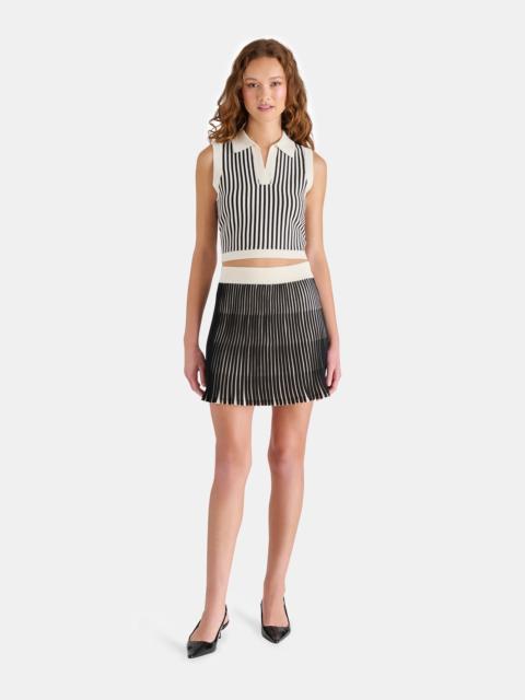 STEVE MADDEN AMERY SKIRT BLACK/WHITE