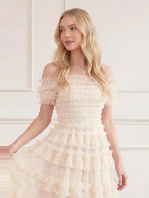 Needle & Thread Lisette Ruffle Off Shoulder Gown