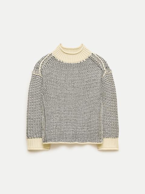 J.CREW 2025 Rollneck™ sweater in tweed stitch