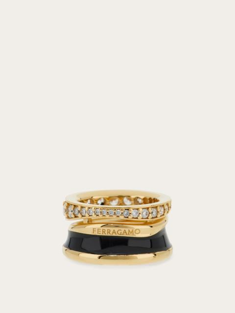 FERRAGAMO Band ring - size 50