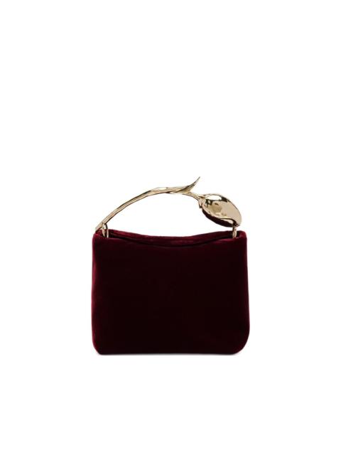 Erdem mini Bloom velvet bag