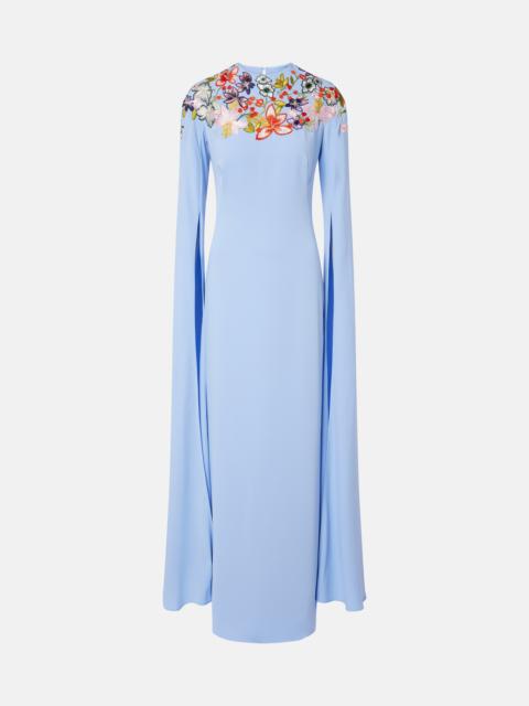 COSTARELLOS Embroidered gown