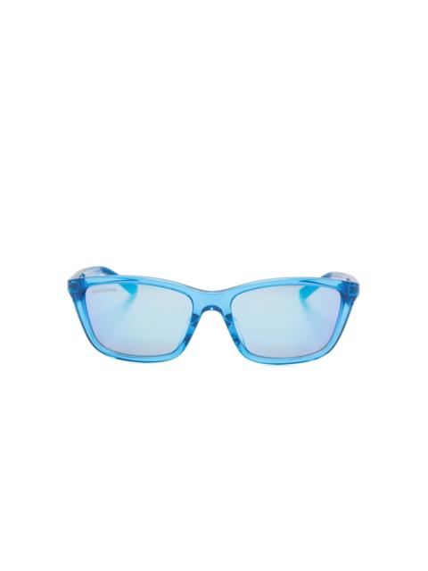 BALENCIAGA rectangle-frame sunglasses