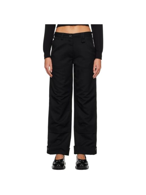 Simone Rocha Black Workwear Trousers