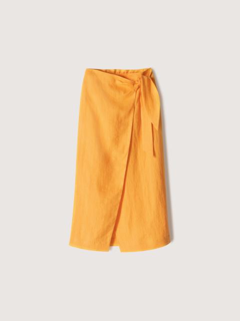 Nanushka Linen Wrap Skirt