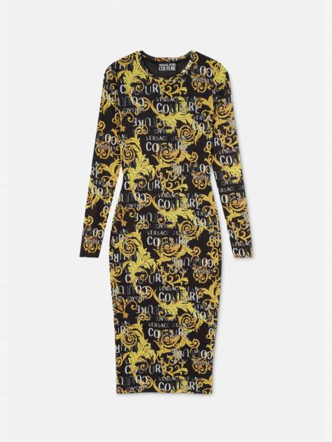 VERSACE JEANS COUTURE Logo Couture Midi Dress