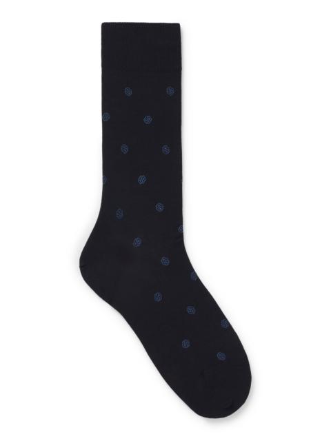 BOSS REGULAR-LENGTH SOCKS WITH DOUBLE B MONOGRAMS